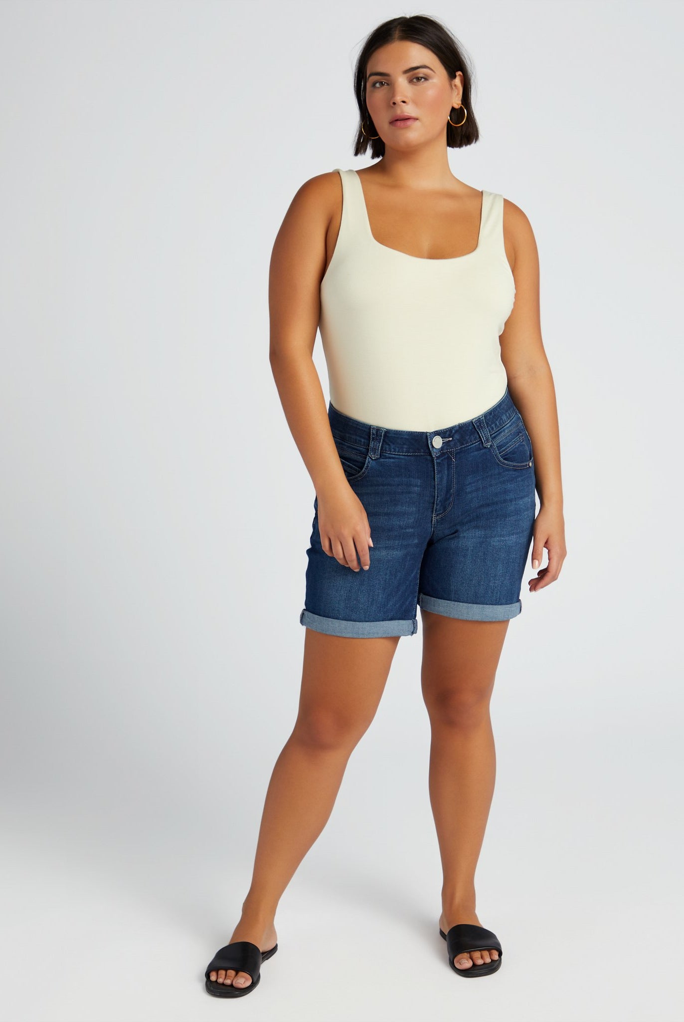 Blue $|& Democracy AbSolution Cuffed Short - SOF Full Front