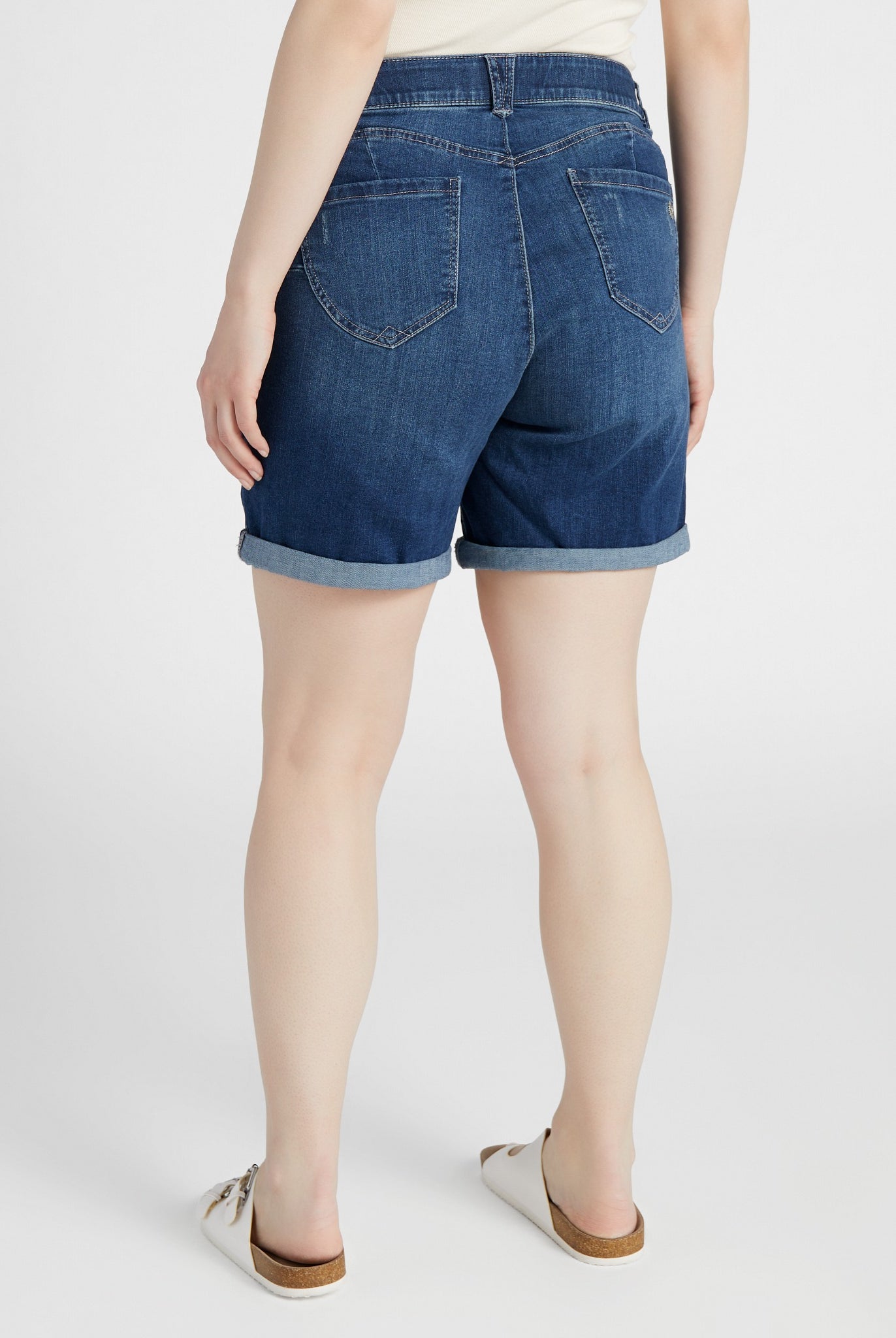 Blue $|& Democracy AbSolution Cuffed Short - SOF Back