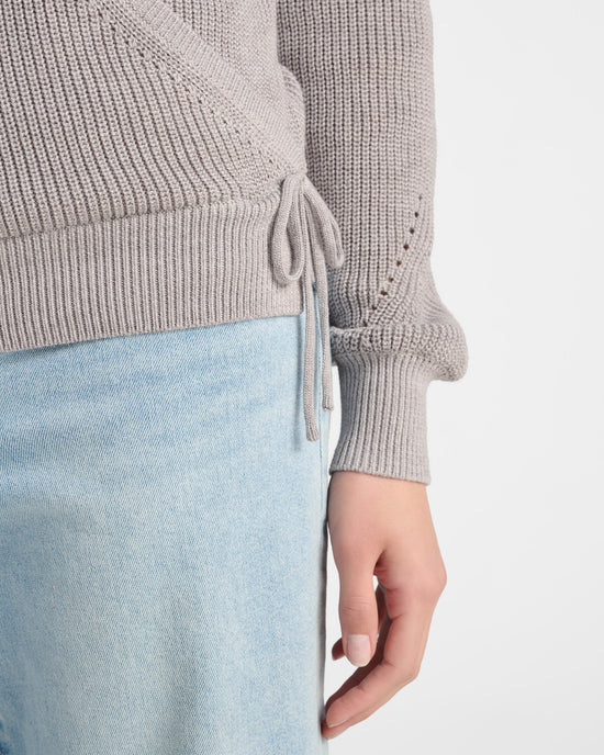 Opal Grey $|& Gentle Fawn Camille Pullover Sweater - SOF Side