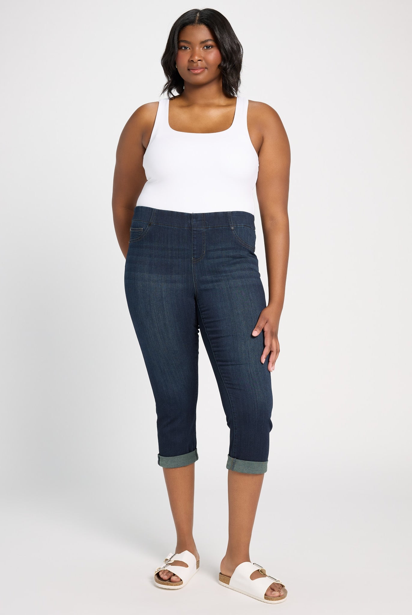 Dynasty Dark $|& Liverpool Chloe Crop Rolled Cuff - UGC On Fig