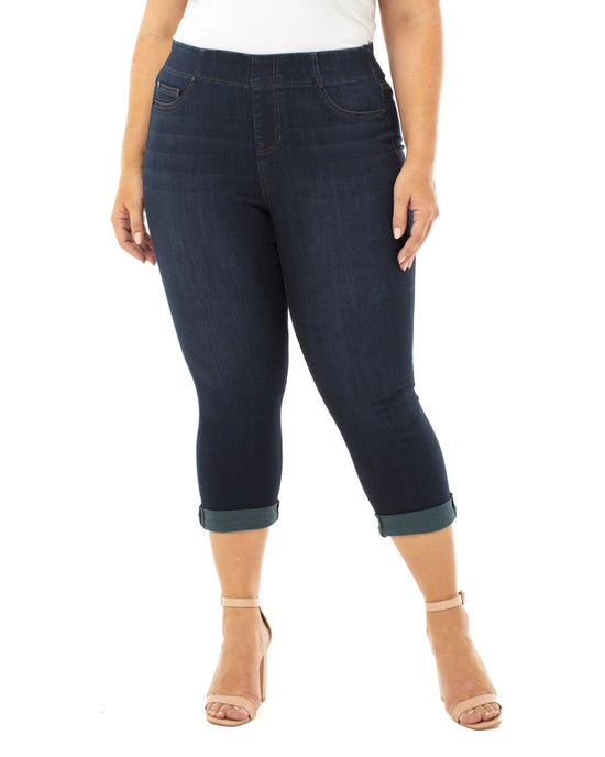 Dynasty Dark $|& Liverpool Chloe Crop Rolled Cuff - VOF Detail