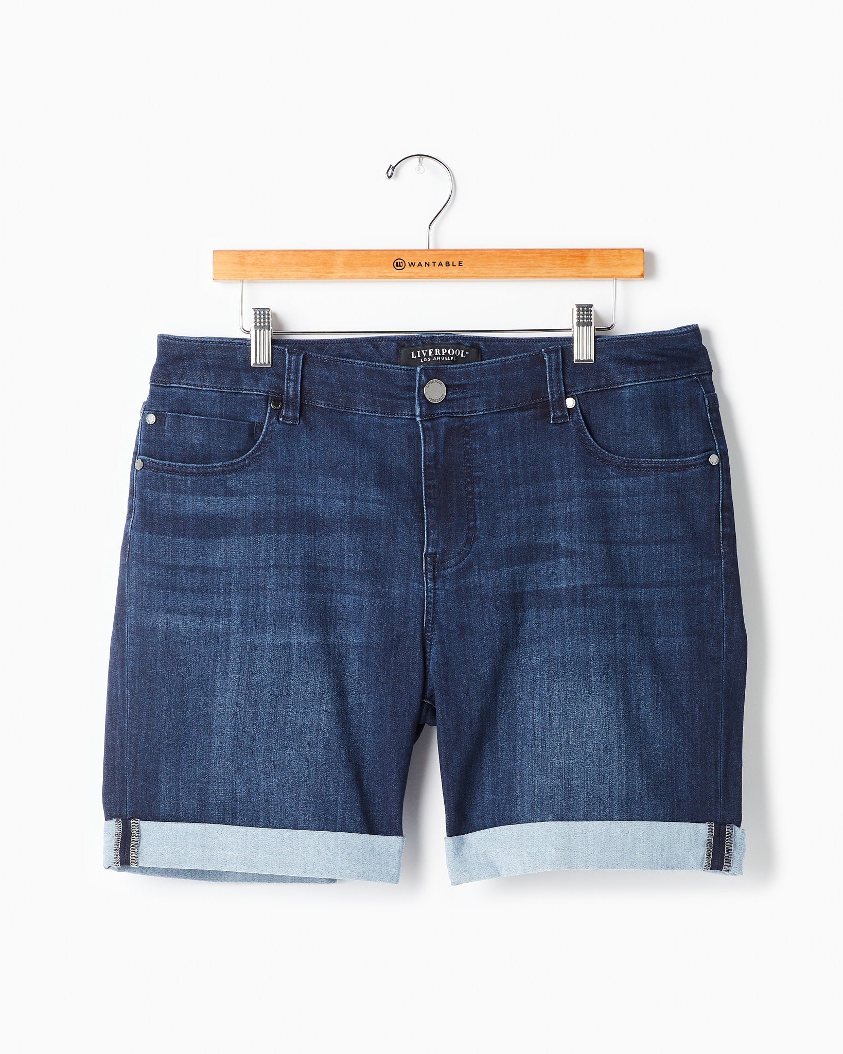 Westport $|& Liverpool Corine Cuffed Short - Hanger Front