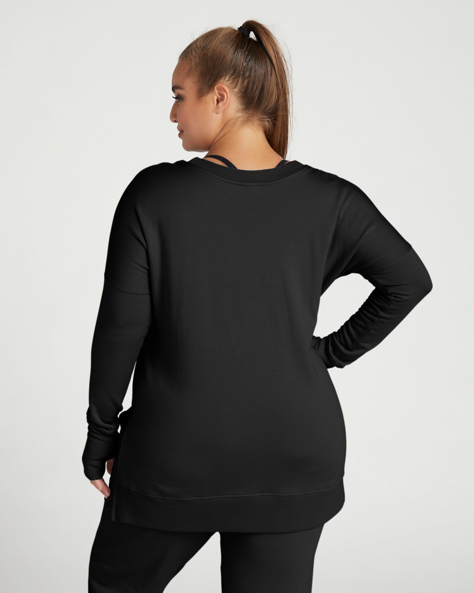Black $|& Interval Unwind Pullover - SOF Back