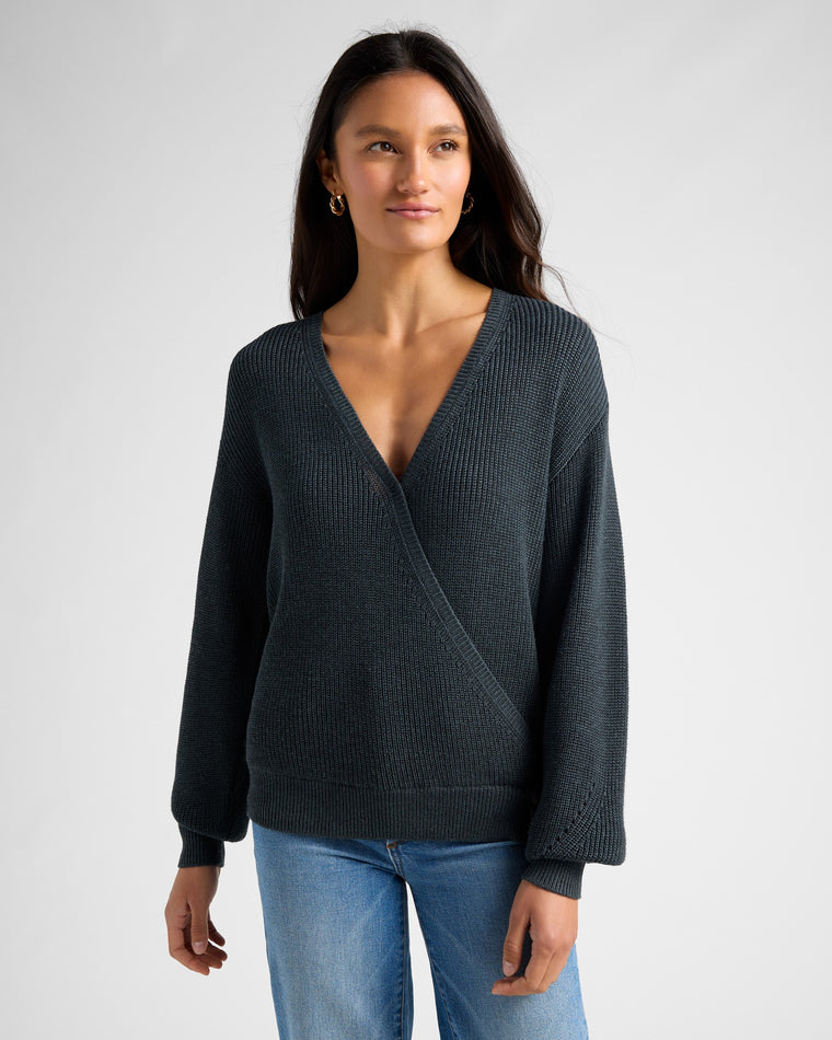 H. Spruce $|& Gentle Fawn Camille Pullover Sweater - SOF Front