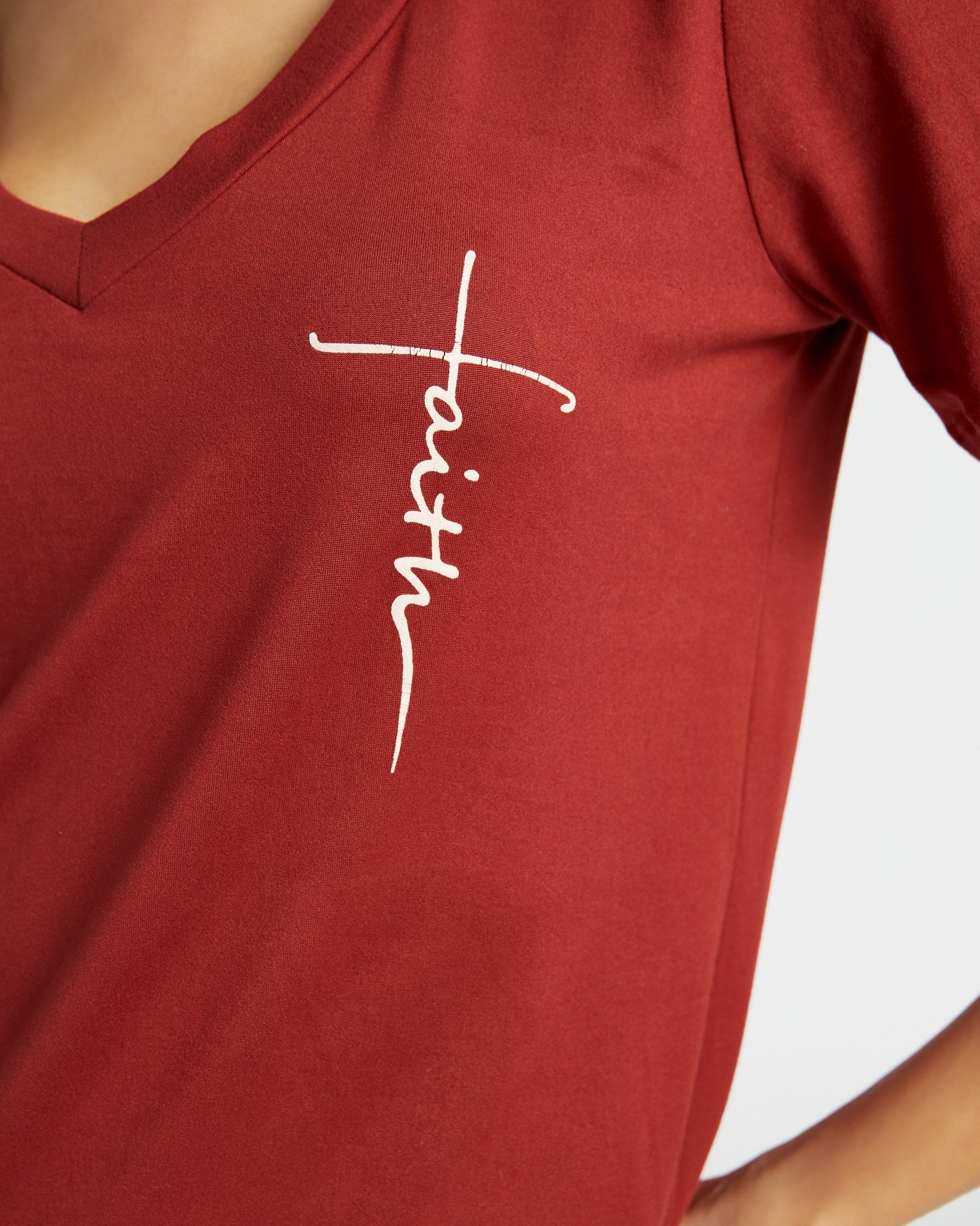 Brick $|& Polagram Faith Over Fear Tee - SOF Detail