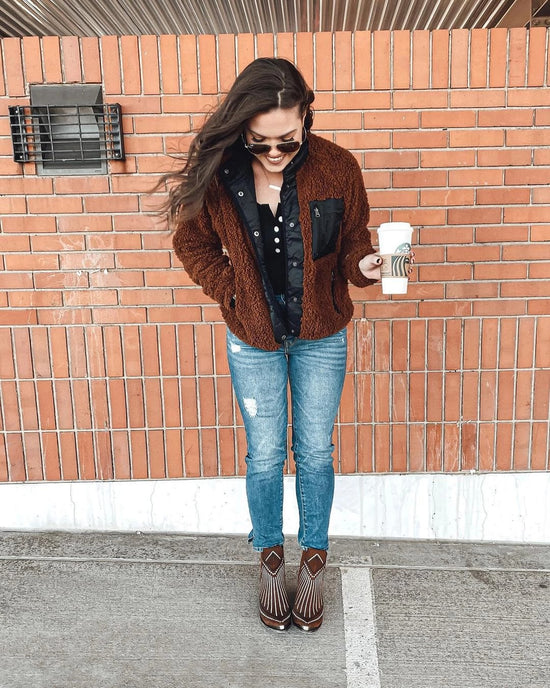 Copper Black $|& Thread & Supply Lakeport Sherpa Jacket - UGC On Fig