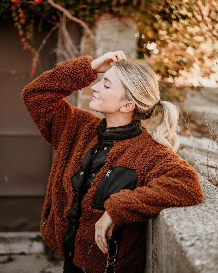 Copper Black $|& Thread & Supply Lakeport Sherpa Jacket - UGC On Fig