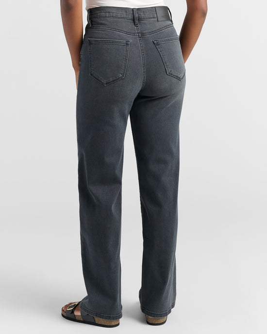 Washed Black $|& Hidden The Logan Dad Jeans - SOF Back