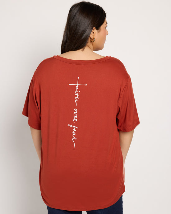 Brick $|& Polagram Faith Over Fear Tee - SOF Back