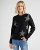 Crew Neck Star Print Sweater