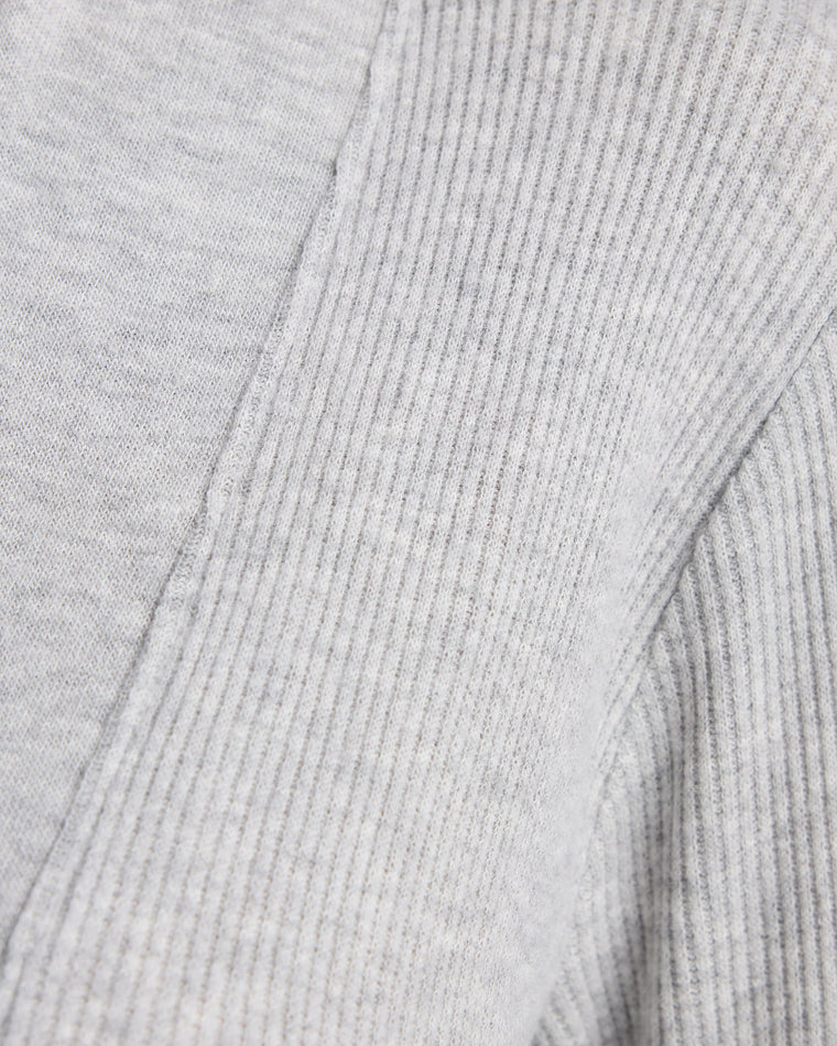 Heather Grey $|& PJ Salvage Textured Essentials Robe - SOF Detail