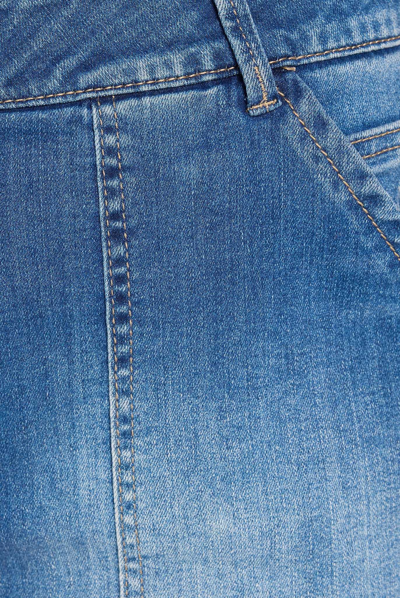 Mid Blue Vintage $|& Democracy Absolution High Rise Short - SOF Full Front