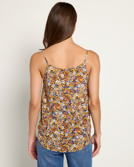 Orange Daisy $|& West Kei Floral Knit Cami - SOF Back