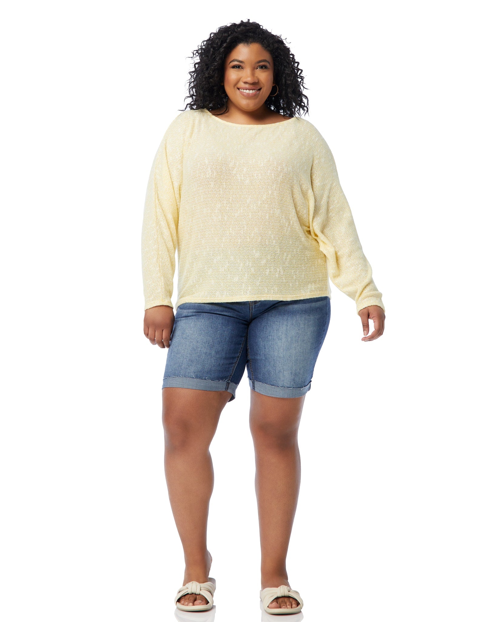 Lemon $|& Sadie & Sage Billie Dolman Top - SOF Full Front