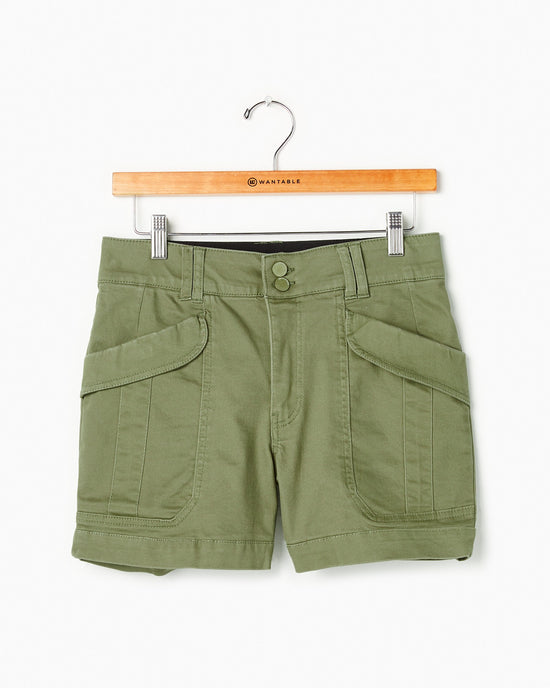 Laurel Oak $|& Democracy Double Button Utility Short - Hanger Detail