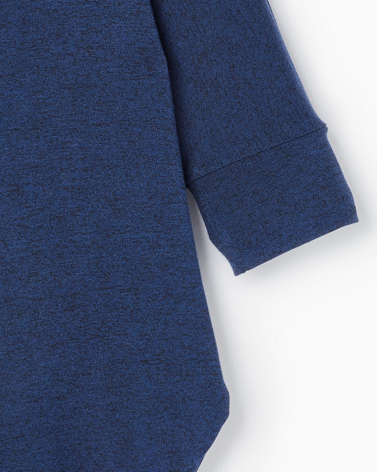 Navy $|& W. by Wantable Hacci 3/4 Sleeve Dolman Top - Hanger Detail