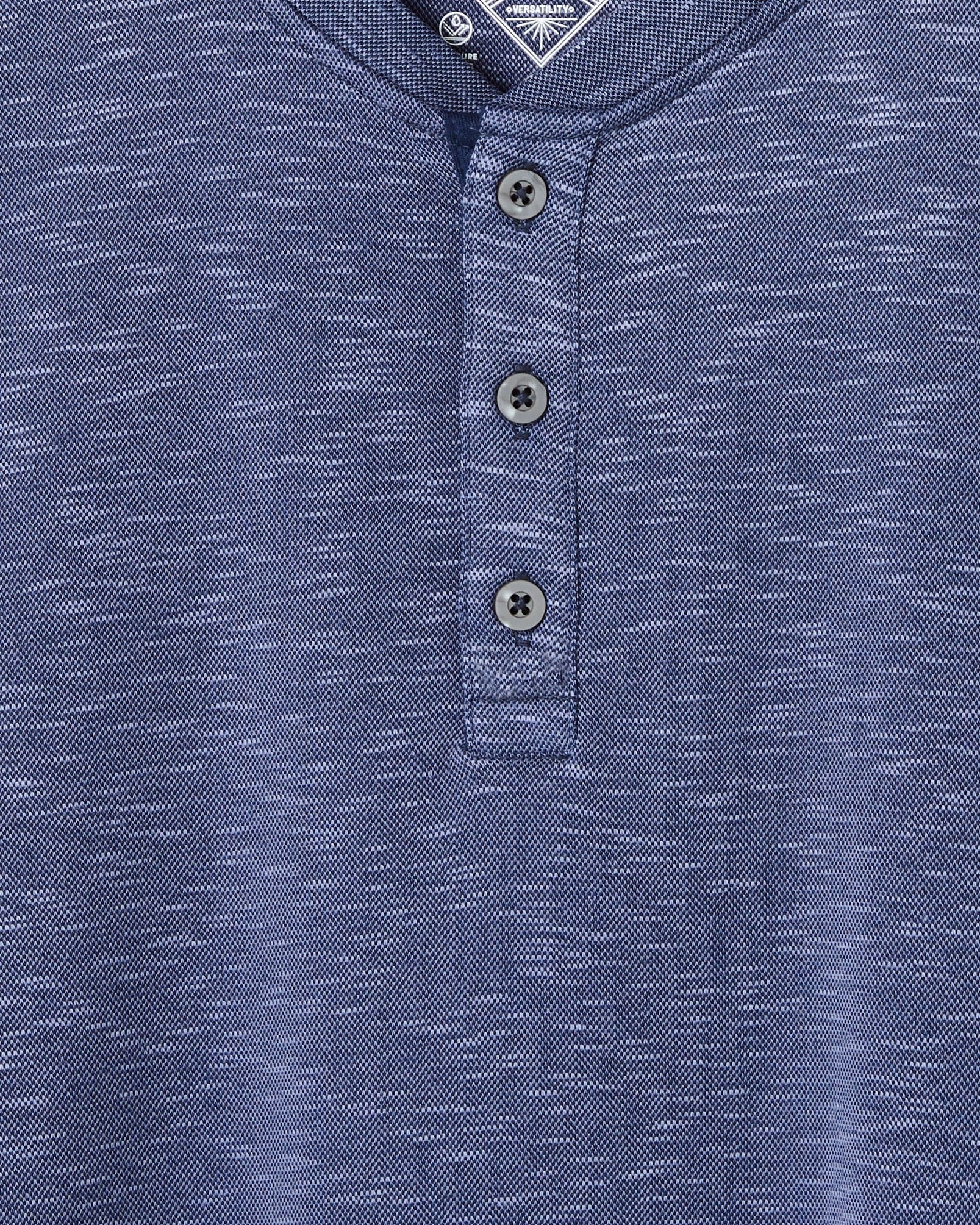 Navy $|& Flag & Anthem Momentum Performance Slub Henley