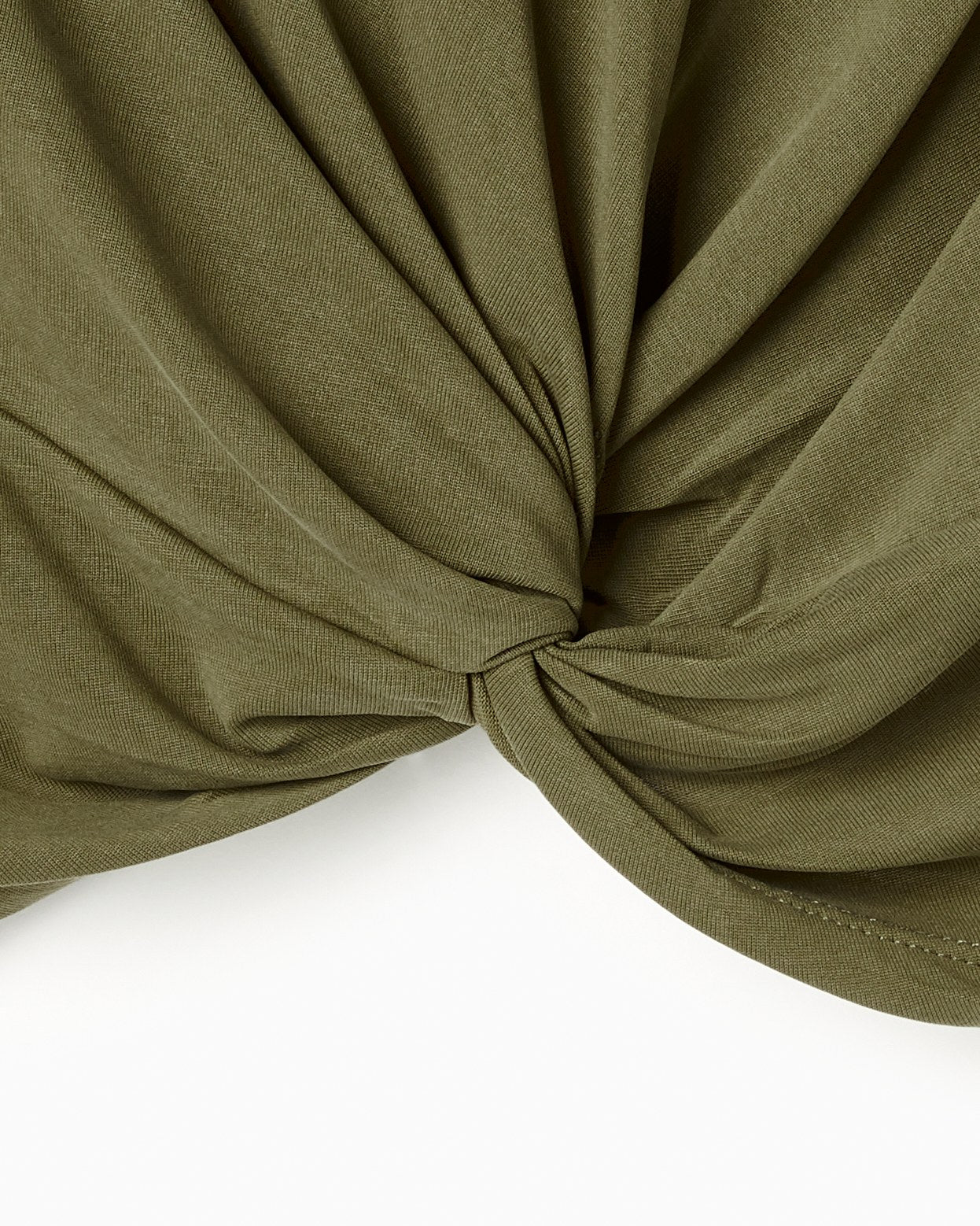 Olive $|& Lush Tie Front Knit Tank - Hanger Detail