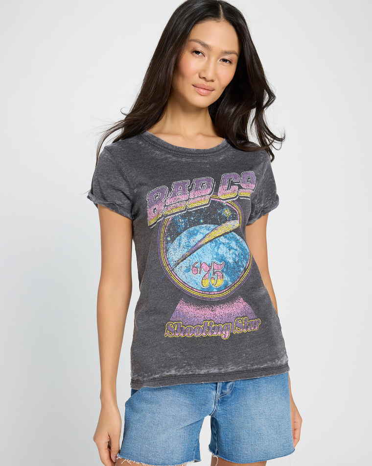 Black $|& Recycled Karma Bad Company Graphic Tee - SOF Front