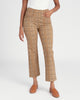 Stella Plaid Kick Flare Trousers