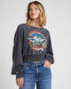 Aerosmith Long Sleeve Cropped Graphic