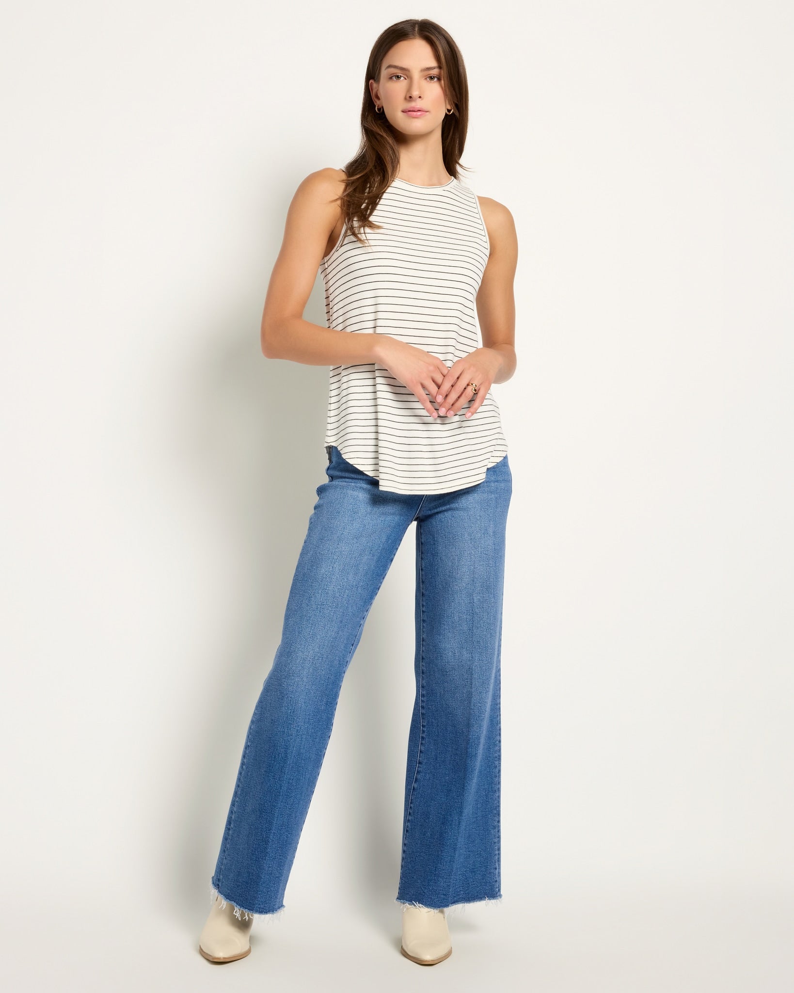 Noir Stripe $|& Thread & Supply Sinclair Stripe Tank - UGC On Fig