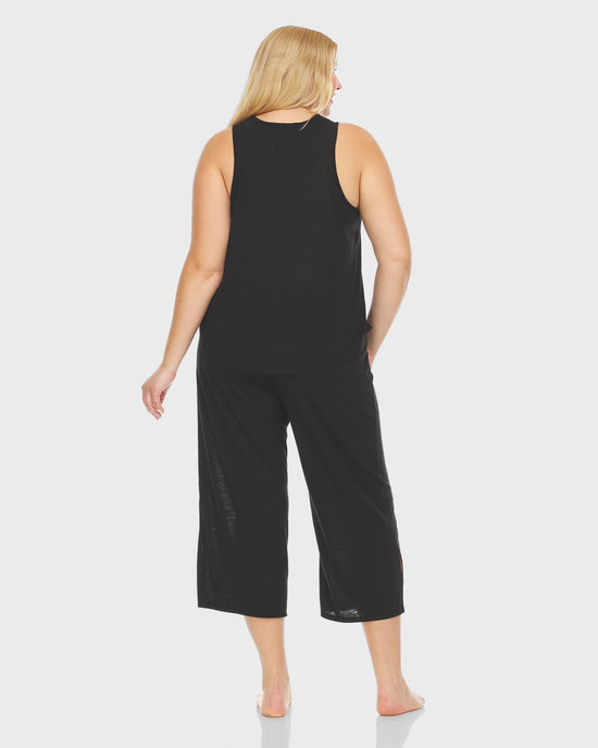 Black $|& flora Kae PJ Set - Hanger Side