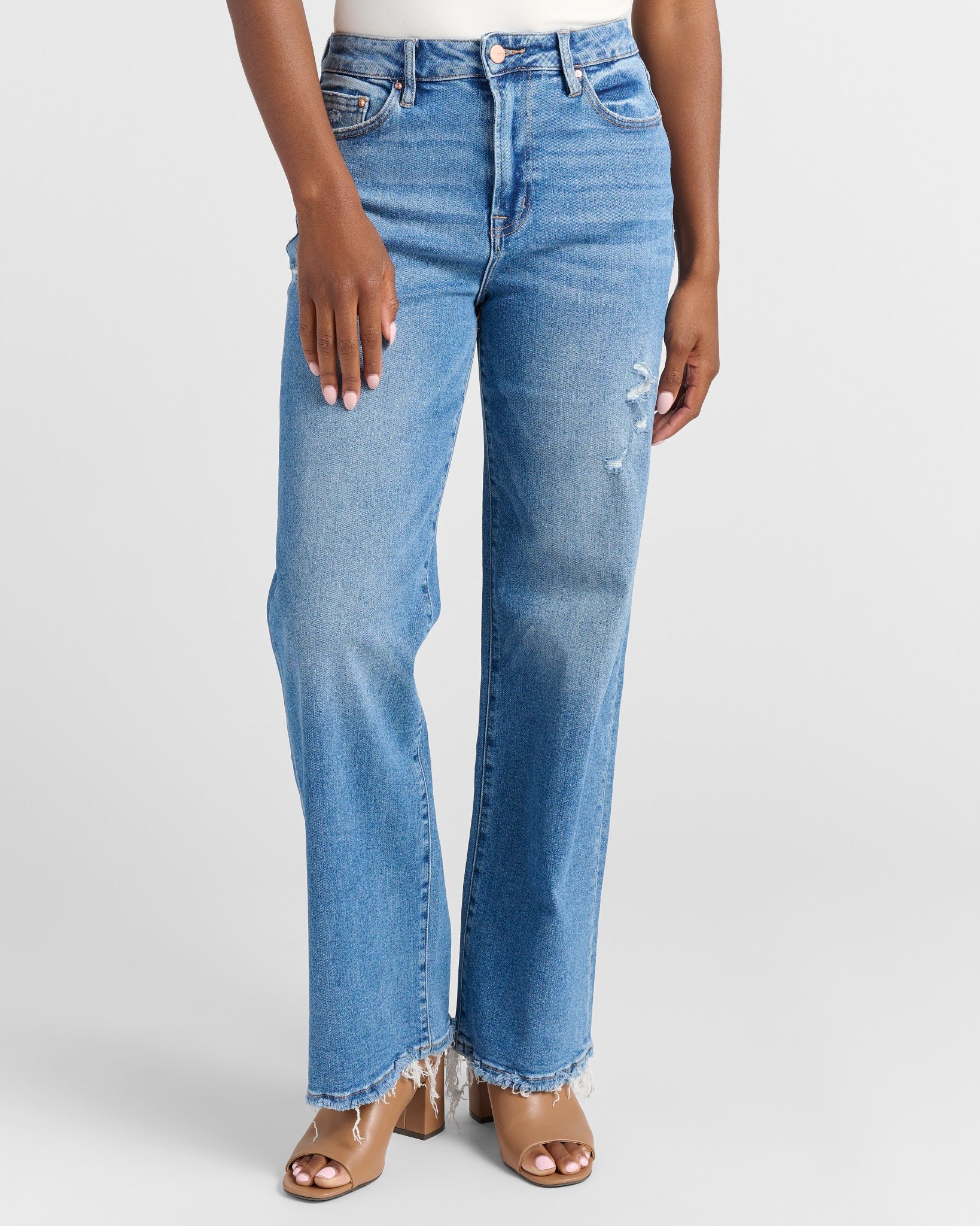 [RECTO] / ☆ 24FW MILA HIGH-WAIST DENIM PANTS / LIGHT BLUE RECTO - Official Website