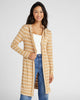 Intermingle Striped Hooded Cardigan