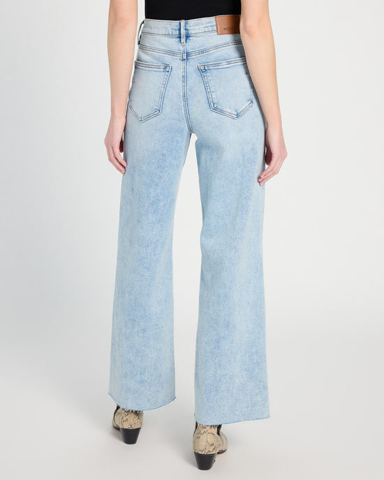 Light Wash $|& Hidden The Logan Wide Leg Dad Jeans - SOF Back