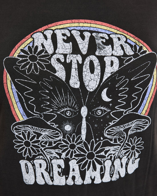 Charcoal $|& Polagram Never Stop Dreaming Graphic Tee - SOF Full Front