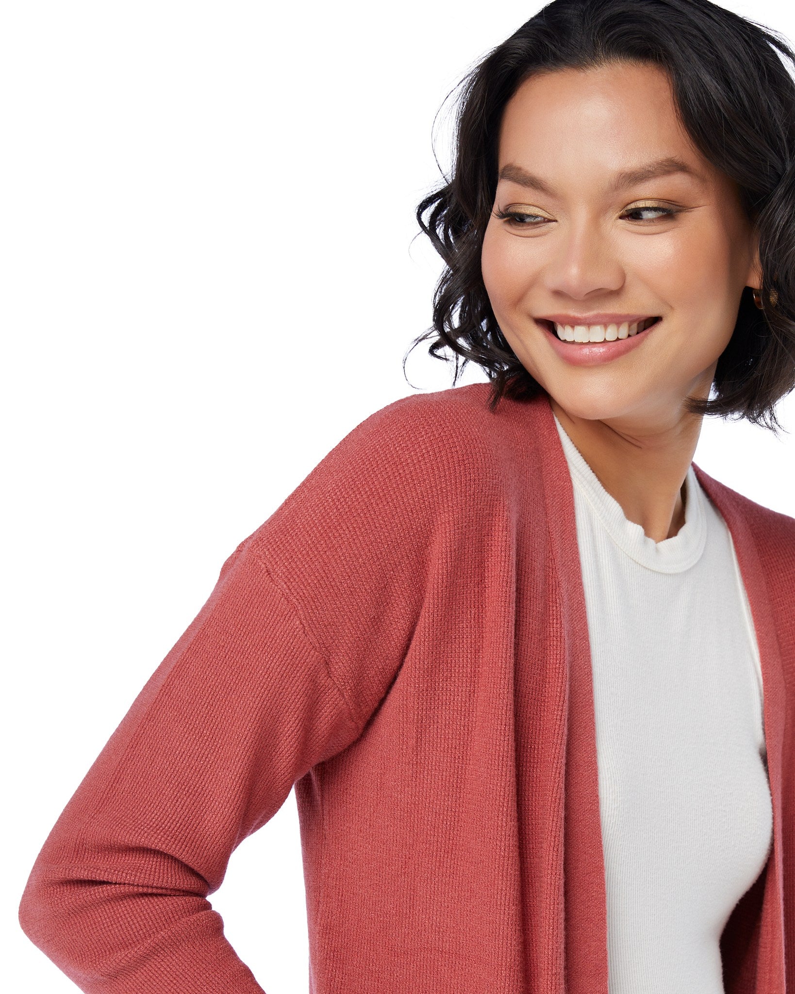 Spice $|& Tea N Rose Soft Touch Sweater Cardigan - SOF Detail