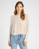 Brushed Ribbed Intermingle Dolman Top