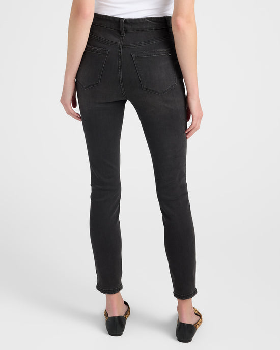 Luca Grey $|& Mica Denim Mid Rise Ankle Skinny Jeans - SOF Back