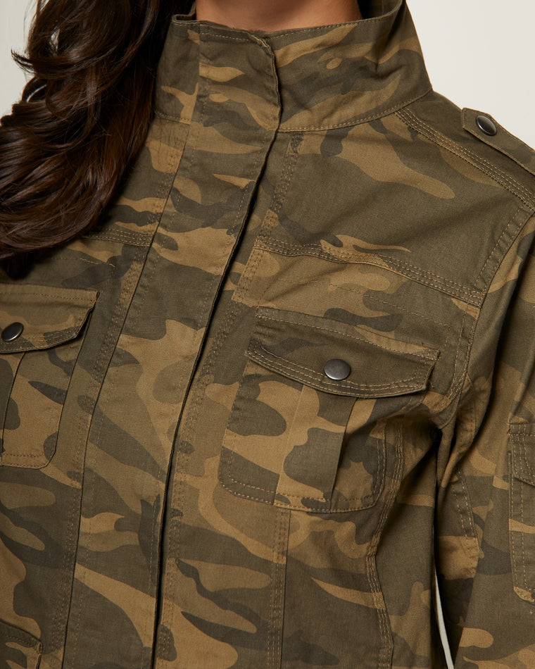 Camo $|& Thread & Supply Utility Jacket - SOF Detail