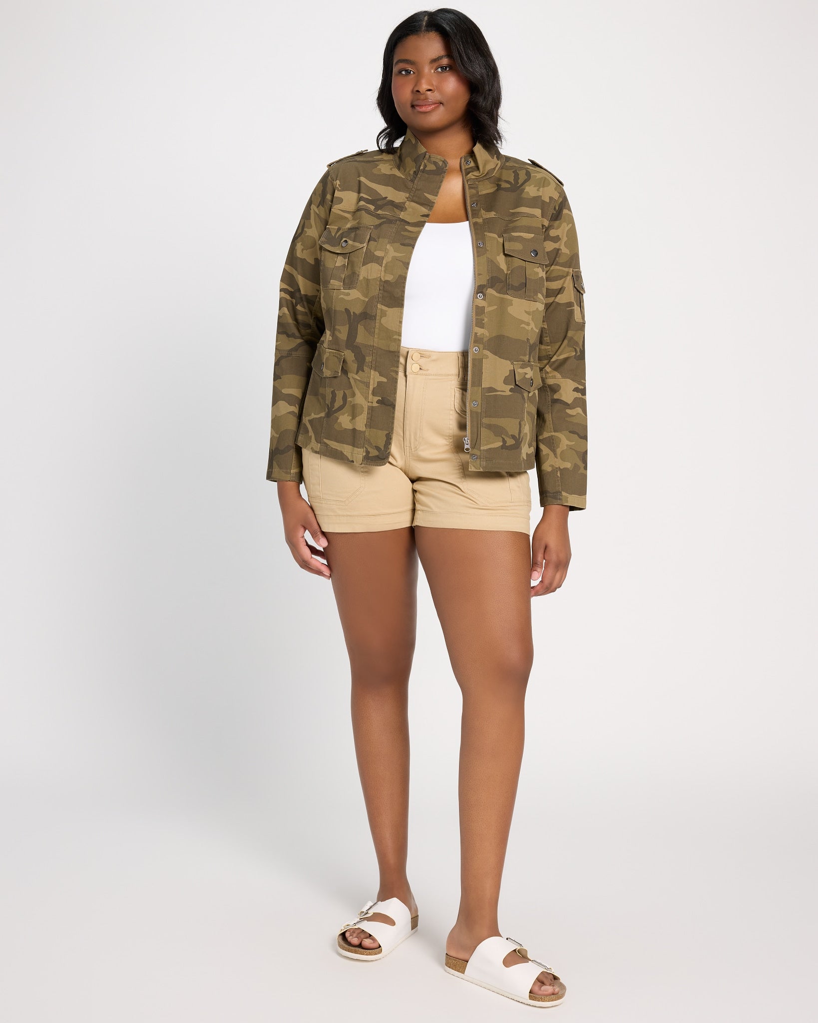 Camo $|& Thread & Supply Utility Jacket - UGC On Fig