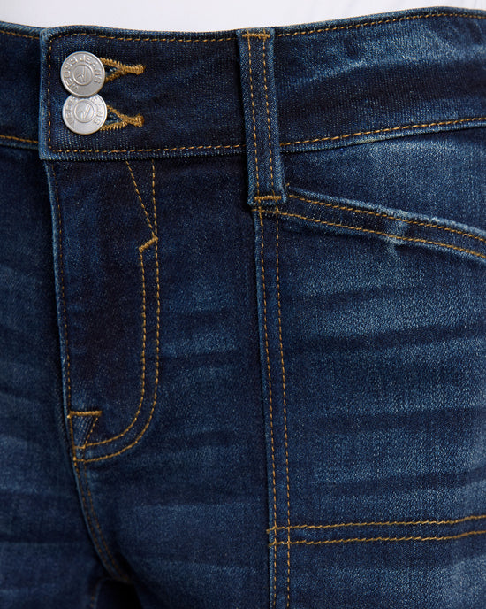 Dark Wash $|& Vigoss Mid Rise Short - SOF Full Front