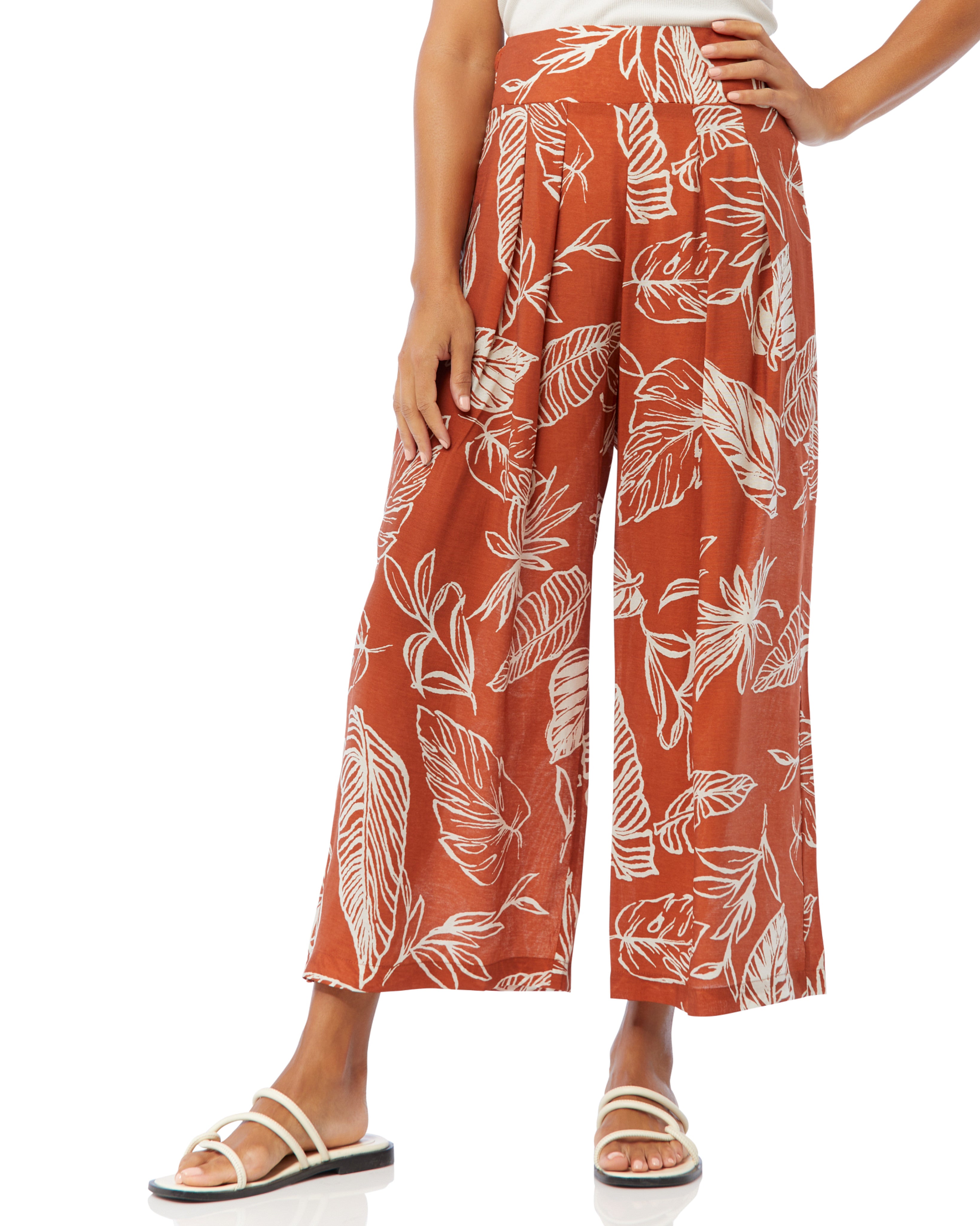 Rayon Polos Bali Women's Drawstring Culottes Pants Comfortable To