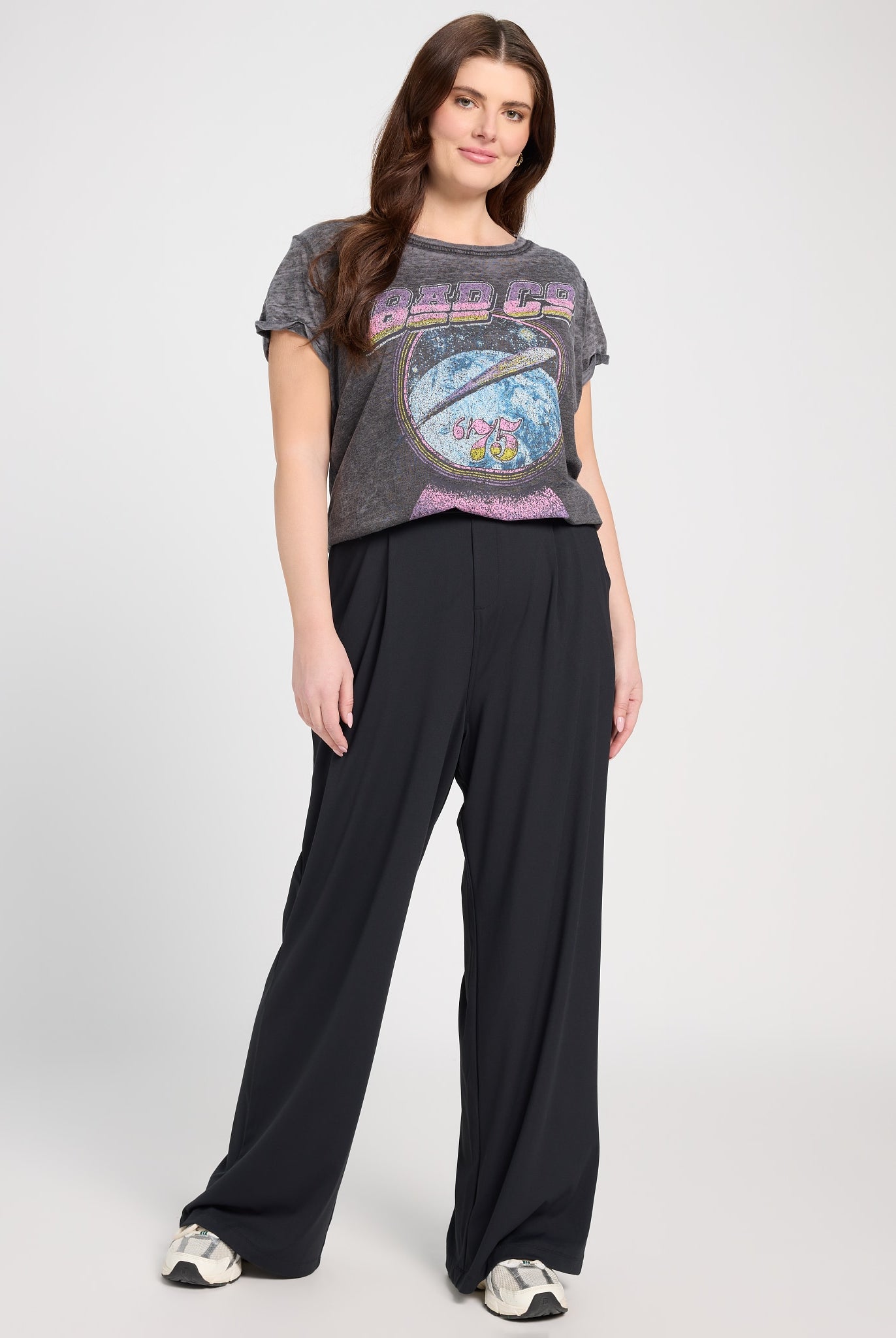 Black $|& Recycled Karma Bad Company Graphic Tee - UGC On Fig