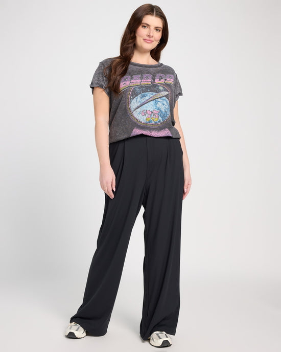 Black $|& Recycled Karma Bad Company Graphic Tee - UGC On Fig