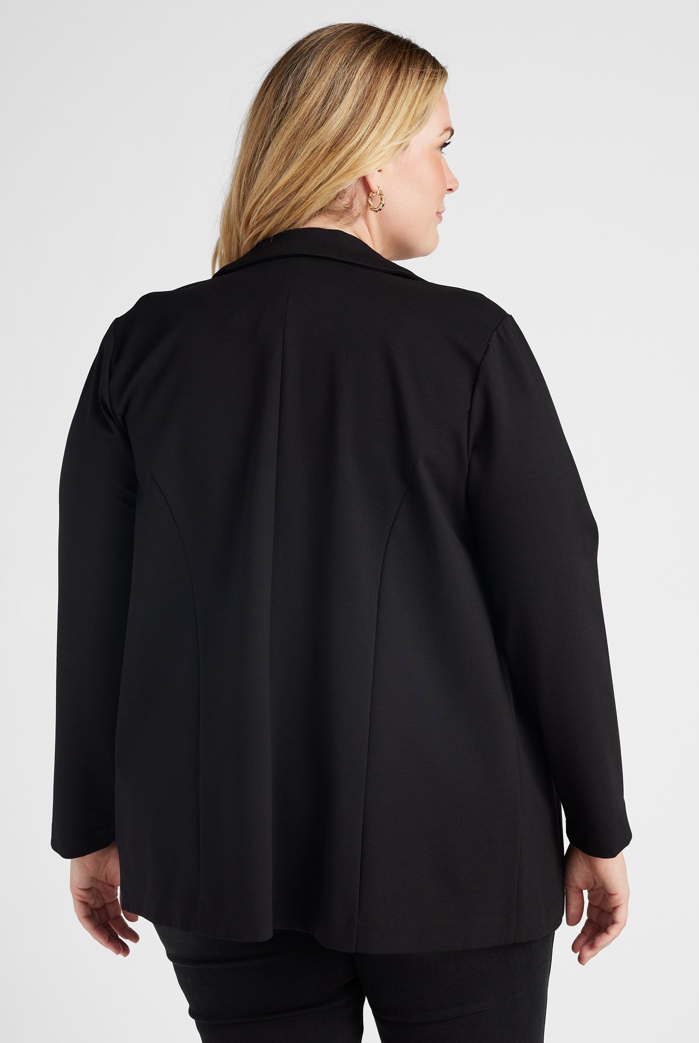 Black $|& Liverpool Boyfriend Blazer - SOF Back