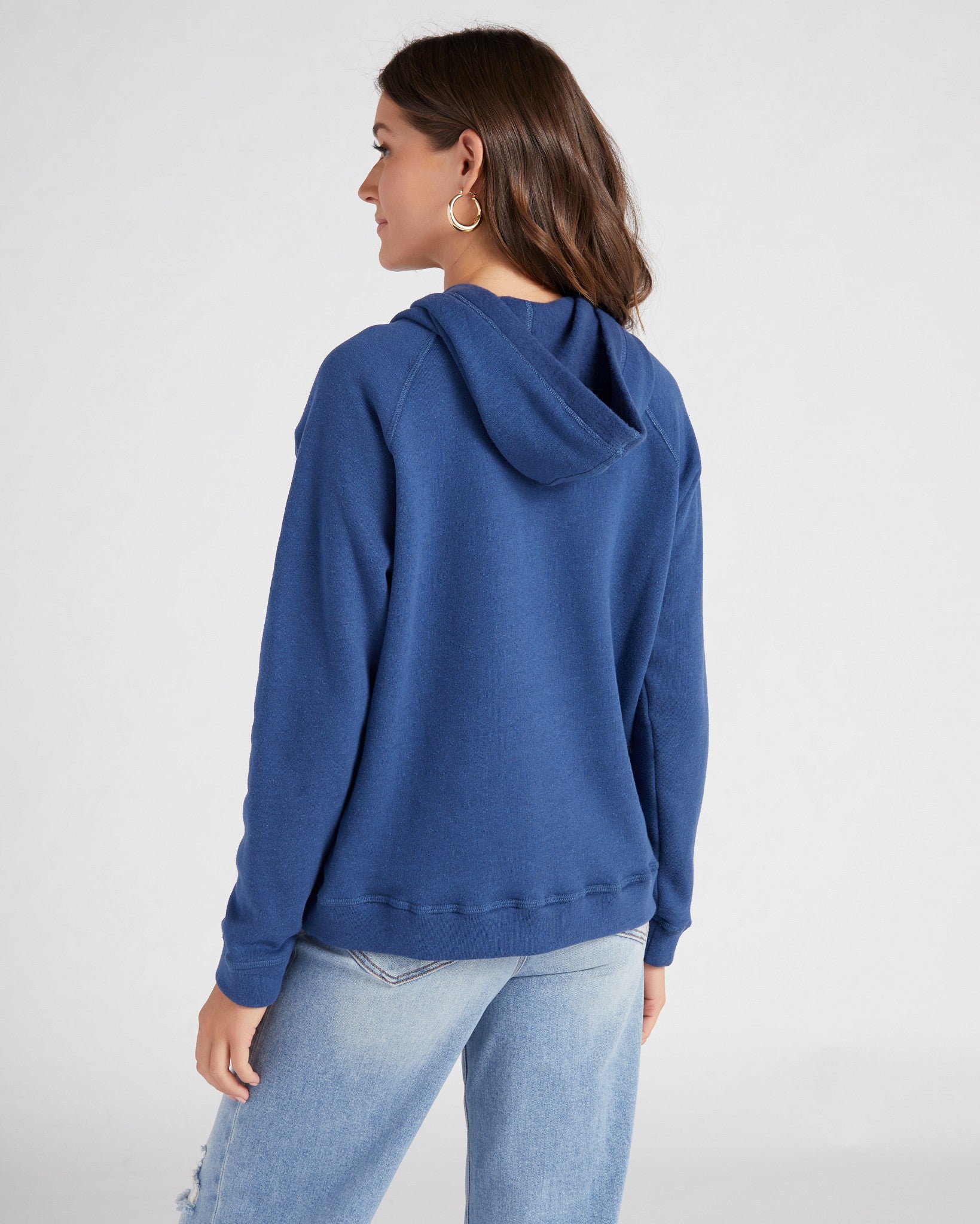 Navy $|& SEAS Don't Make It Weird Graphic Hoodie - SOF Back