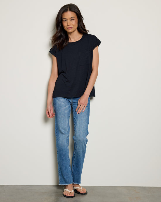 Black $|& SEAS Merrit Island Short Sleeve Tee - UGC On Fig