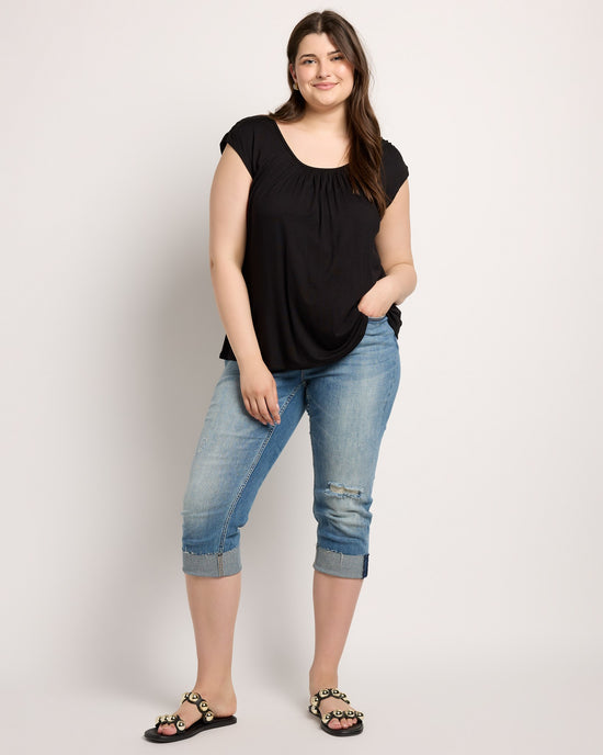Black $|& Loveappella Swing Top - UGC On Fig