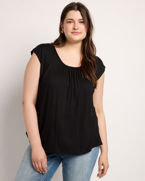 Black $|& Loveappella Swing Top - SOF Front