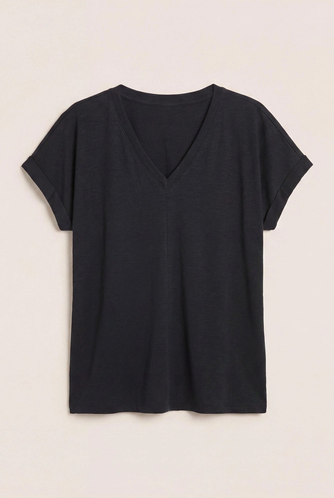 Black $|& SEAS SoCal Short Sleeved Top - Hanger Detail