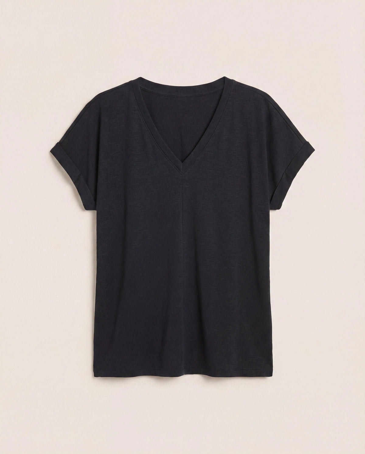 Black $|& SEAS SoCal Short Sleeved Top - Hanger Detail