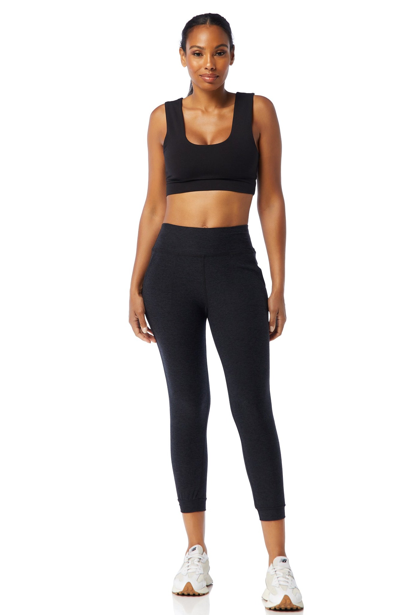 Night Sky $|& Interval FlowHeather Sculpt Motion Jogger - SOF Full Front
