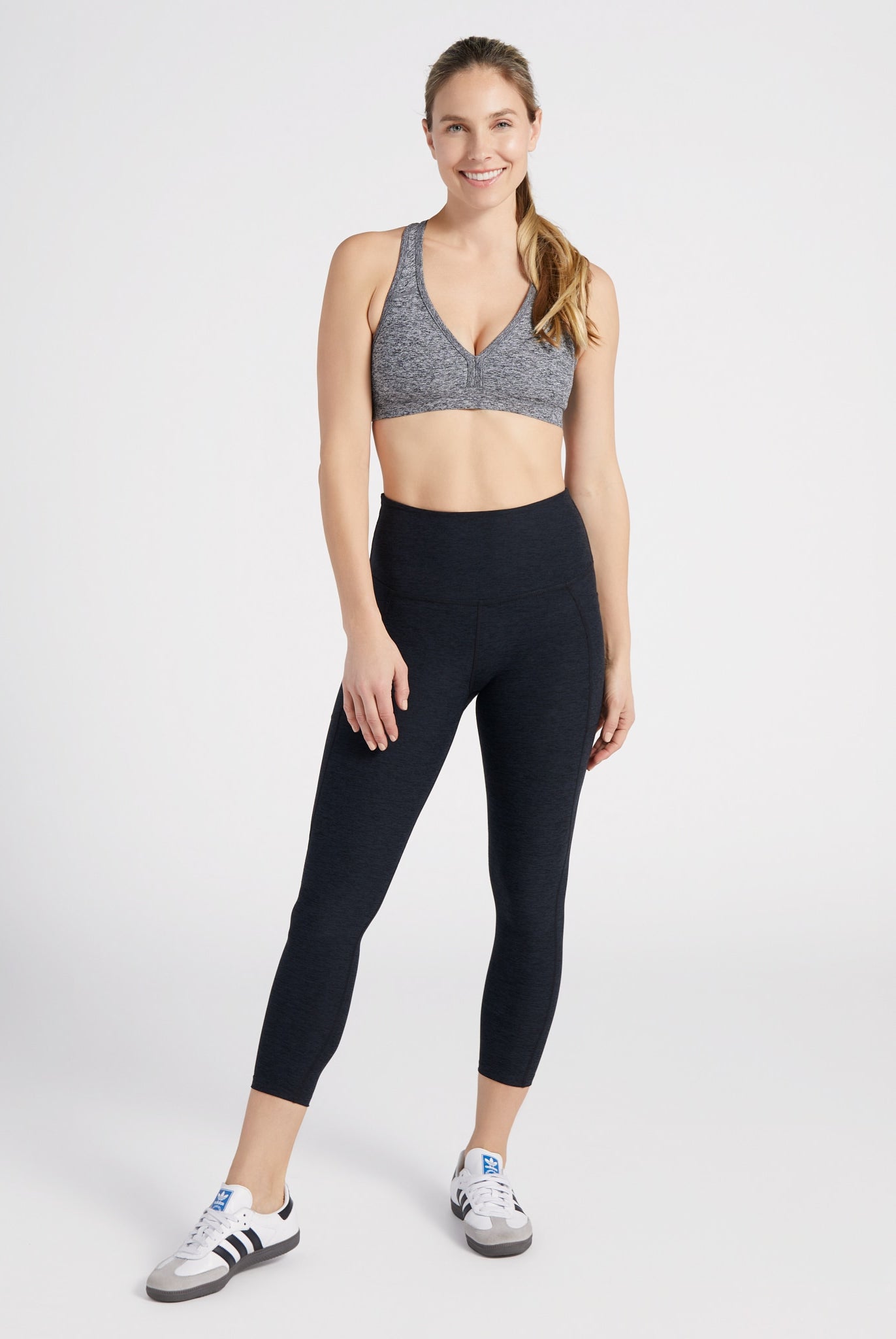 Night Sky $|& Interval FlowHeather Sculpt Pocket Legging - SOF Full Front