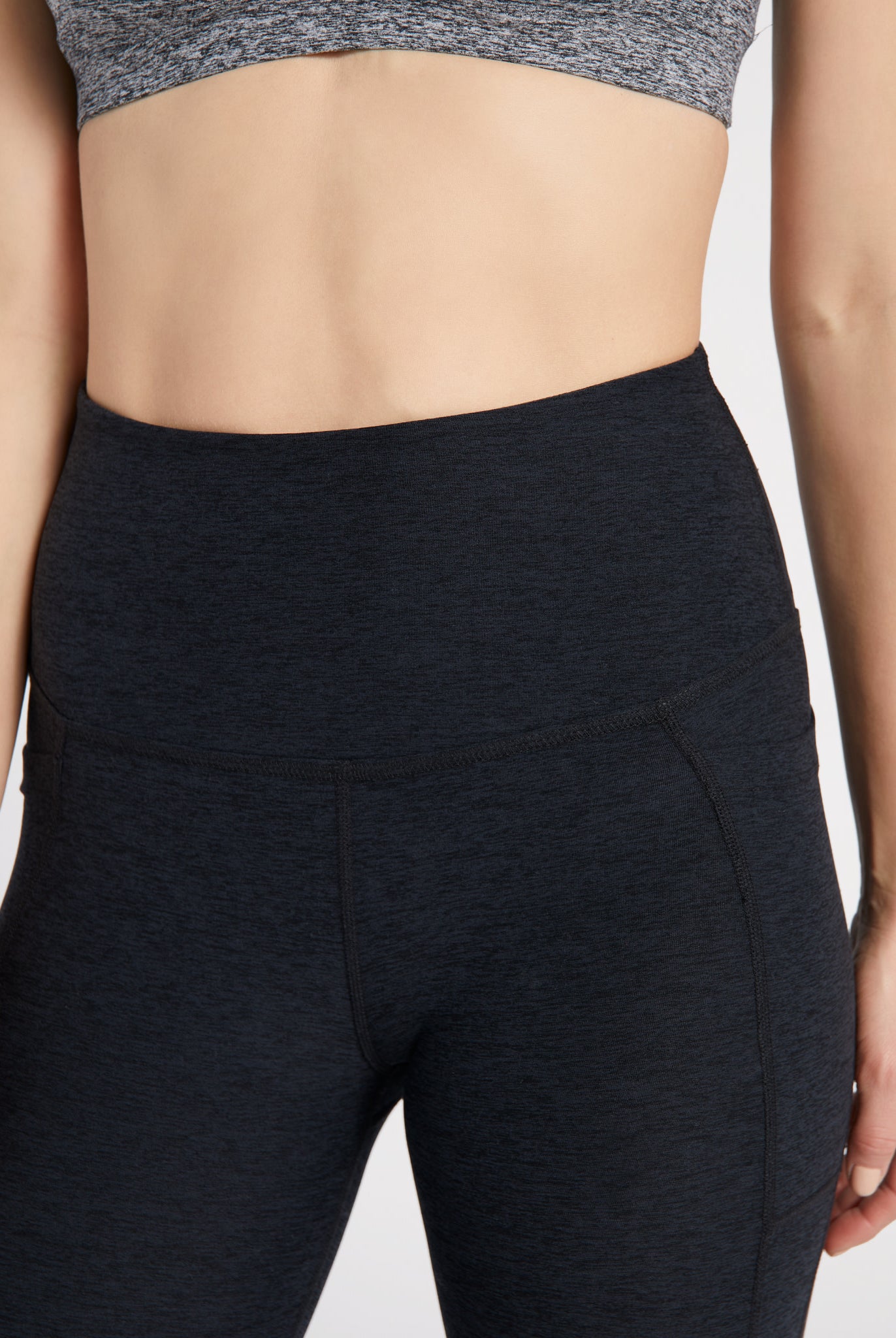 Night Sky $|& Interval FlowHeather Sculpt Pocket Legging - SOF Detail